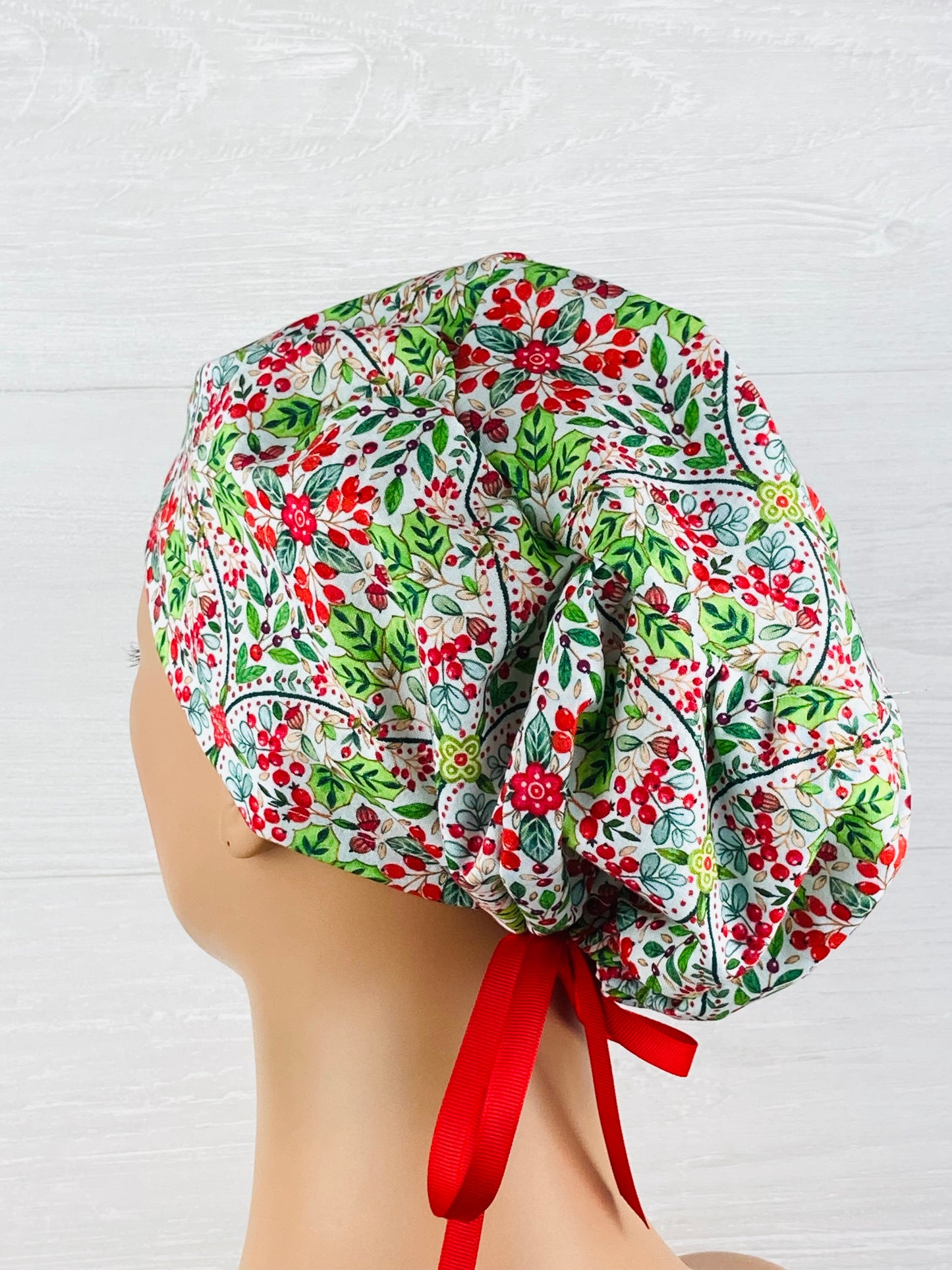 Ornate Christmas Women's Tieback Hat
