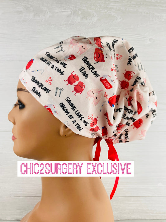 Transplant Team Tieback Hat