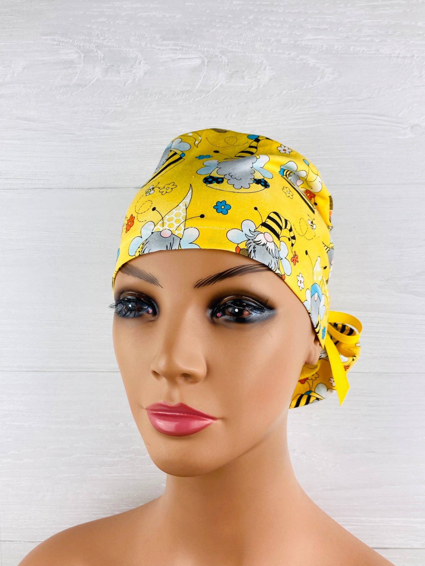 Bee Gnomes Ponytail Hat