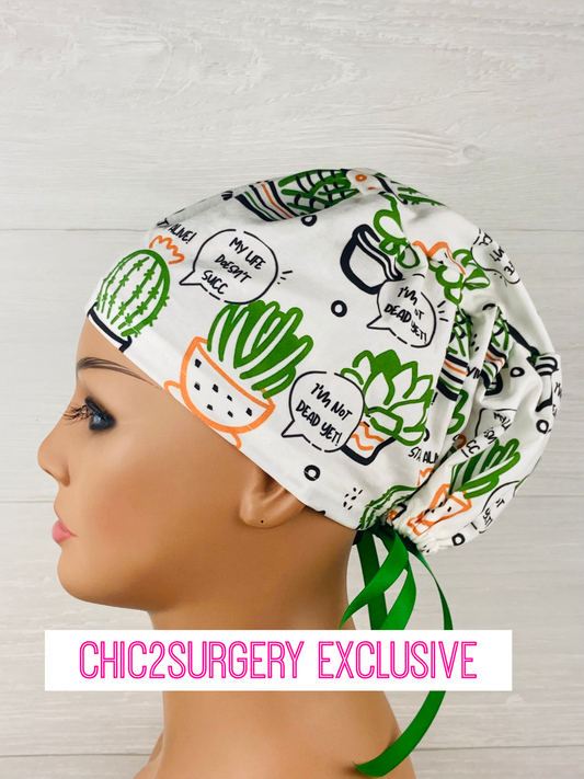 Stayin' Alive Plant Women's Tieback Hat