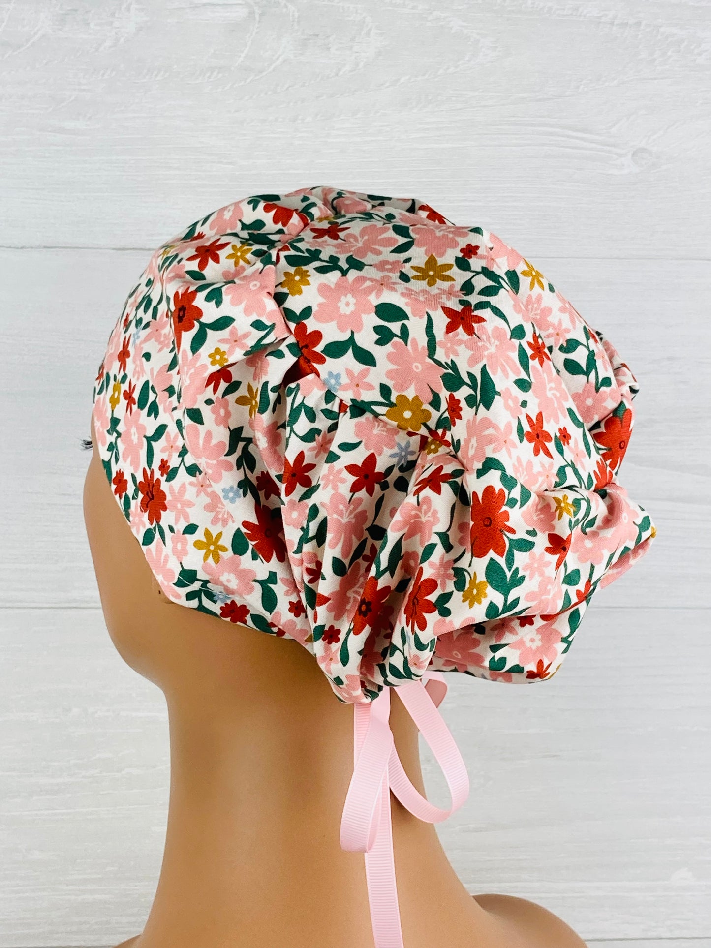 Cottage Floral Women's Tieback Hat