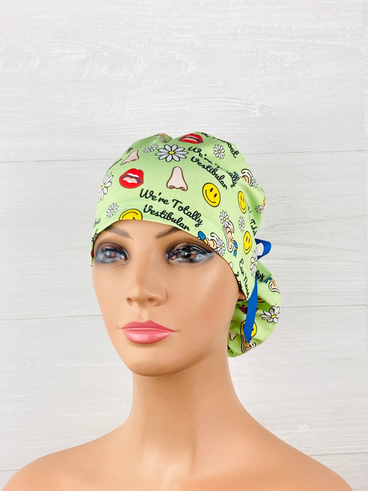 Totally Vestibular ENT Ponytail Scrub Cap