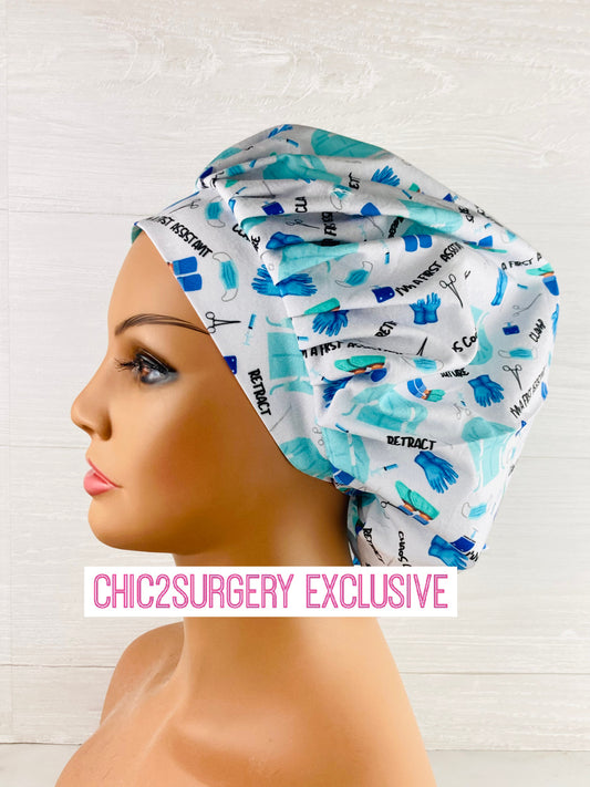I'm a First Assistant Bouffant Scrub Cap