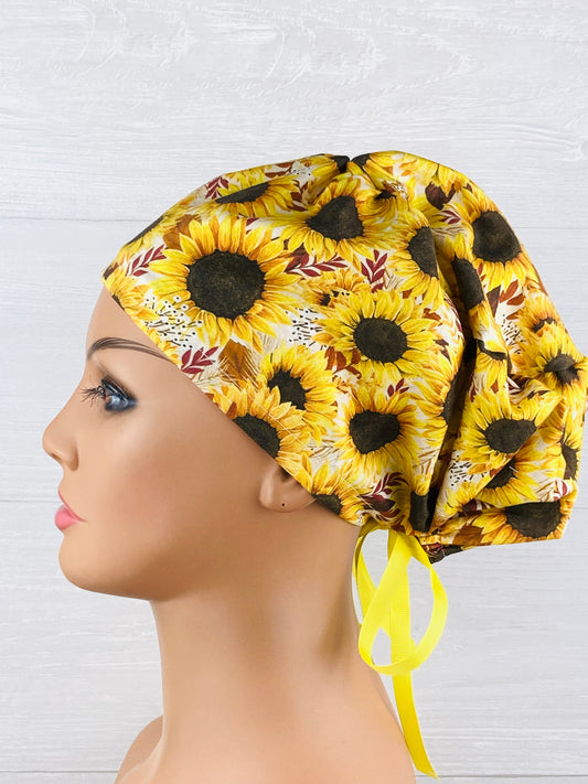 Autumn SunflowersWomen's Tieback Hat