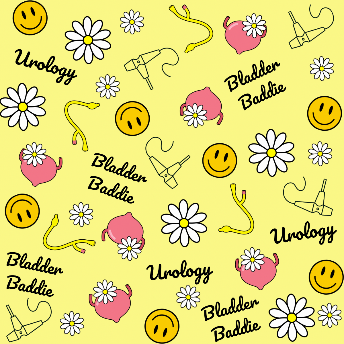 Bladder Baddie Urology Ponytail Scrub Cap