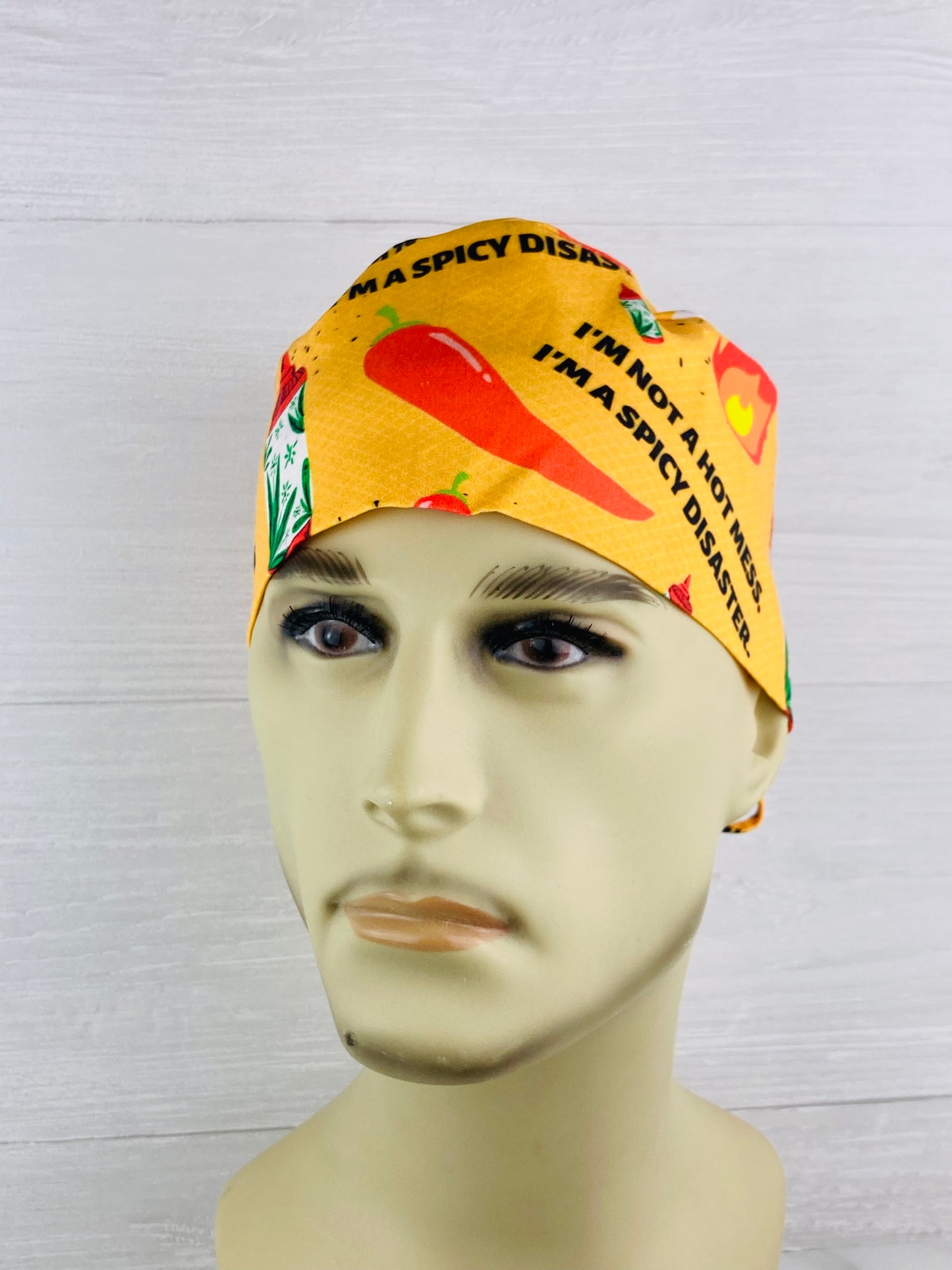 Spicy Disaster Men's Scrub Hat