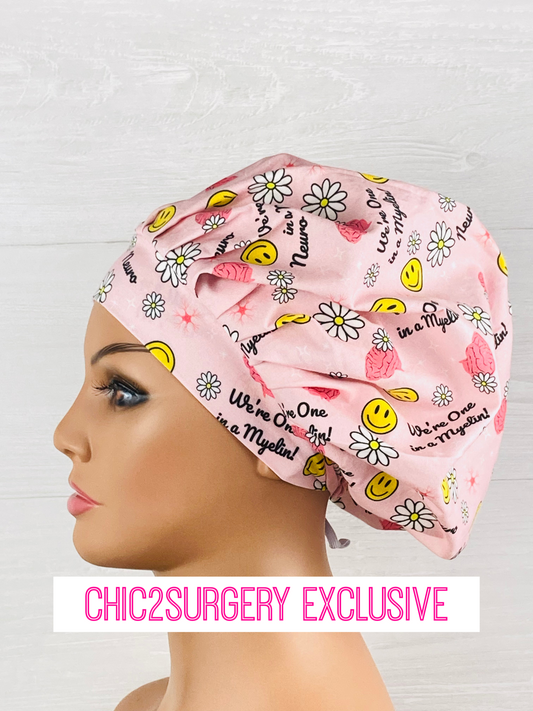 We're One in a Myelin Bouffant Scrub Cap