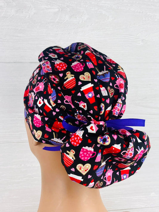 Valentines Treats Ponytail Hat