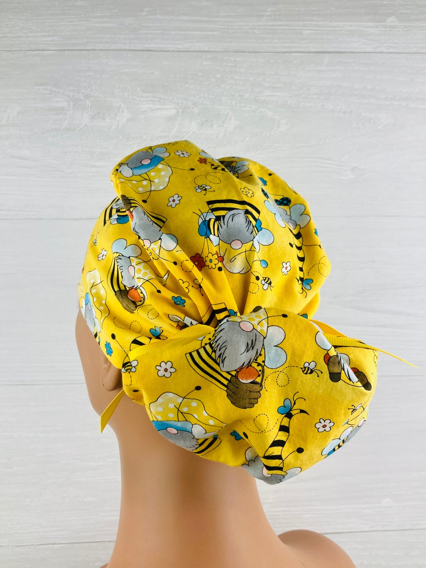 Bee Gnomes Ponytail Hat