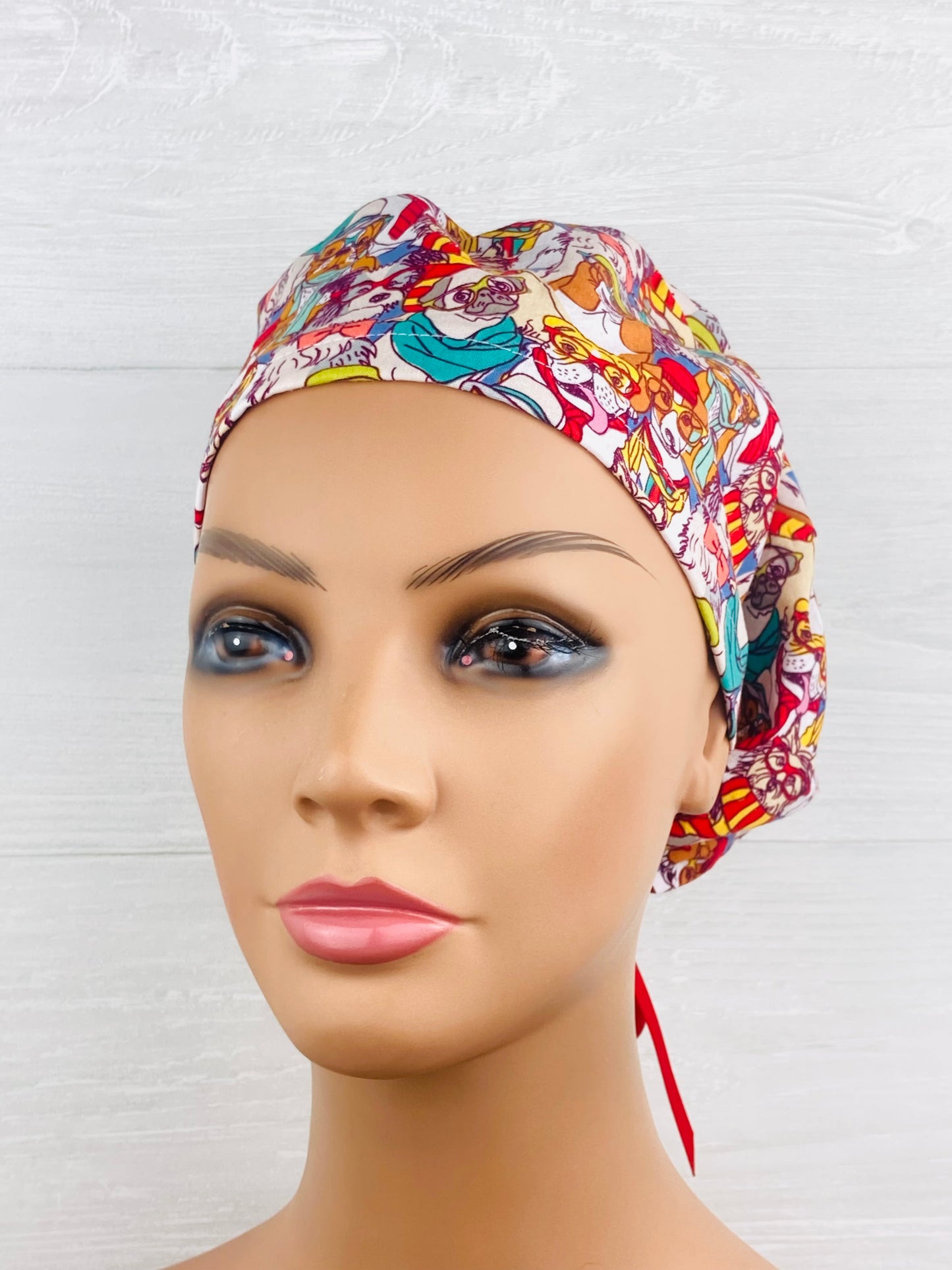 Hipster Dogs Women's Tieback Hat
