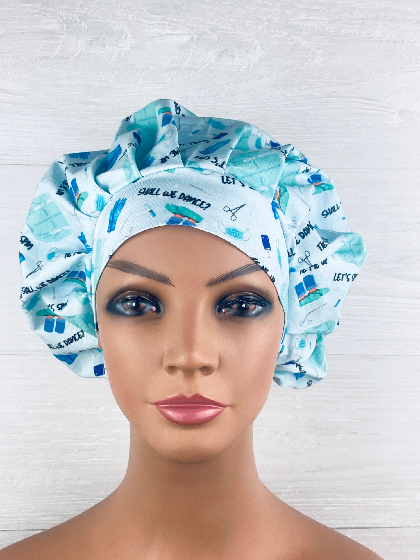 Let's Spin Bouffant Scrub Cap