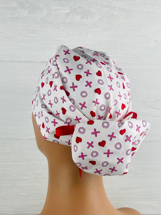 X's and O's Ponytail Hat