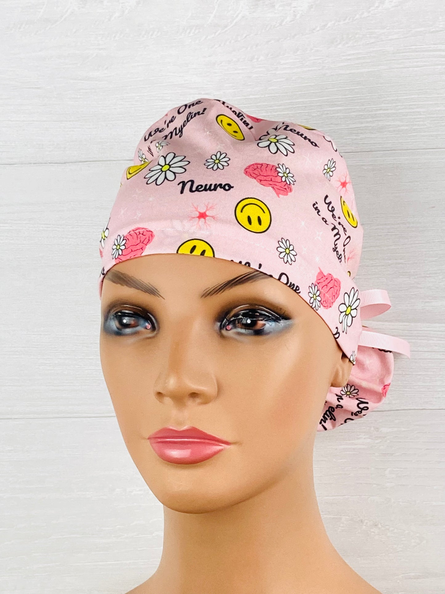 We're One in a Myelin Neuro Ponytail Scrub Cap