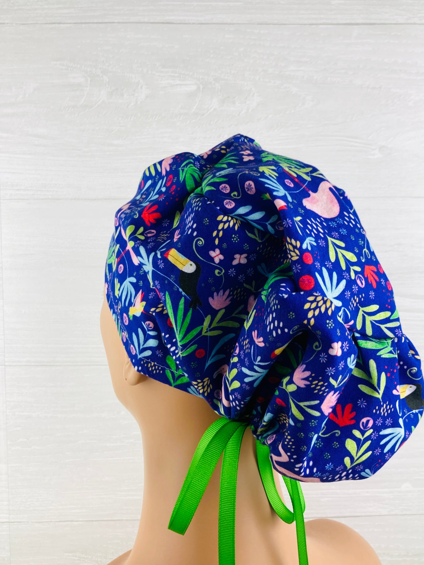 Tropical Birds Womens Tieback Hat