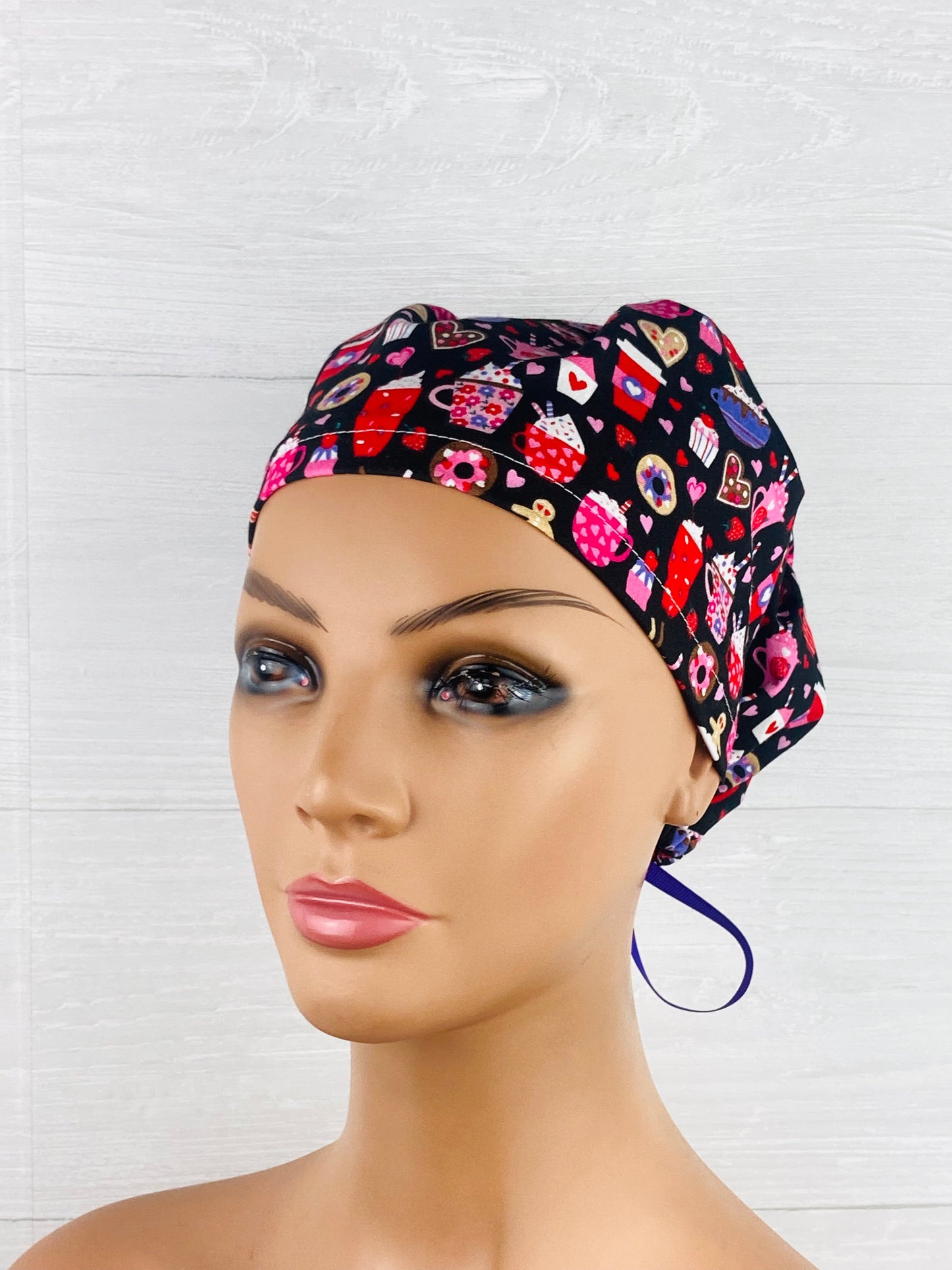 Valentines Treats Womens Tieback Hat