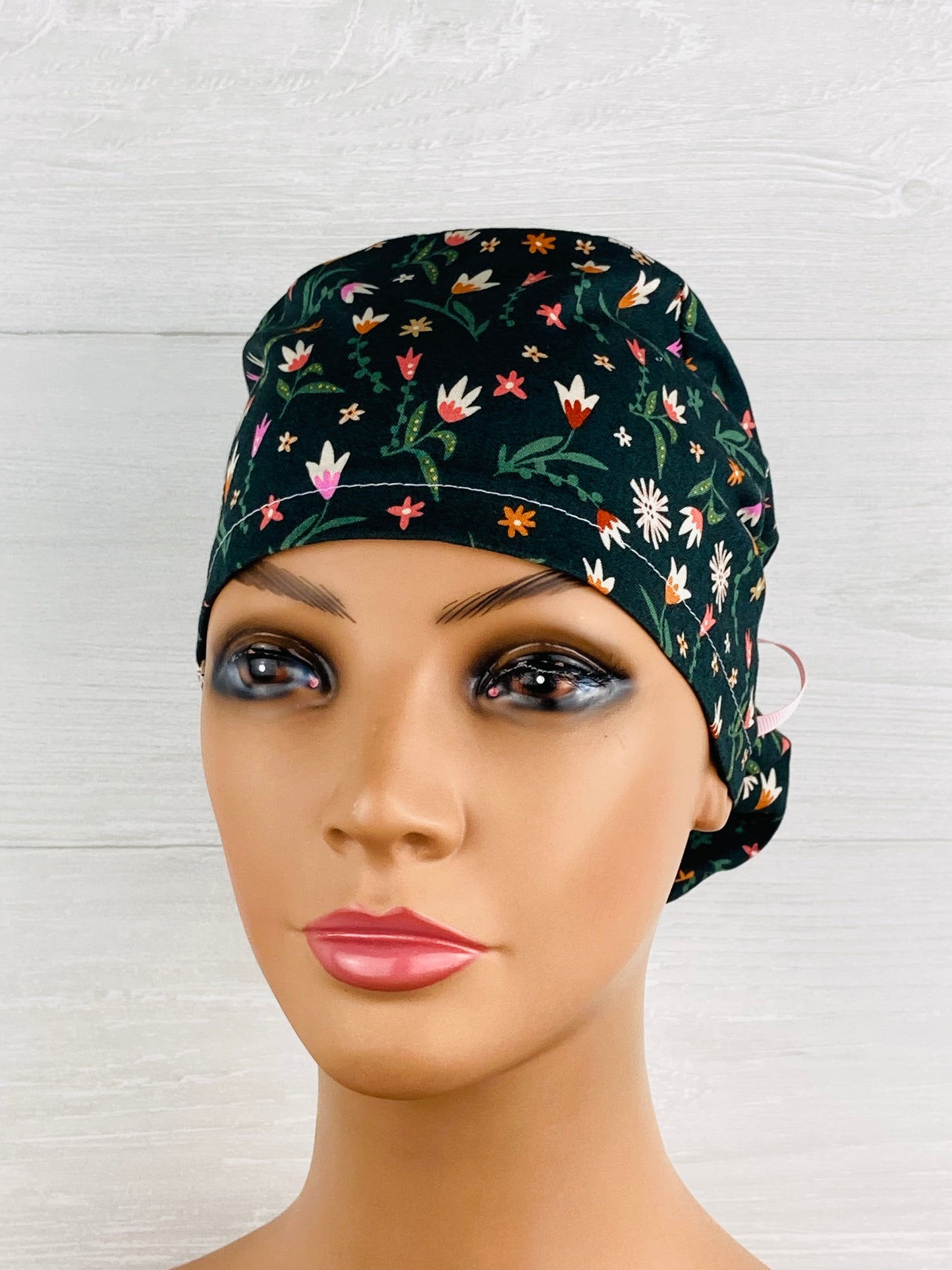 Hunter Floral Ponytail Hat