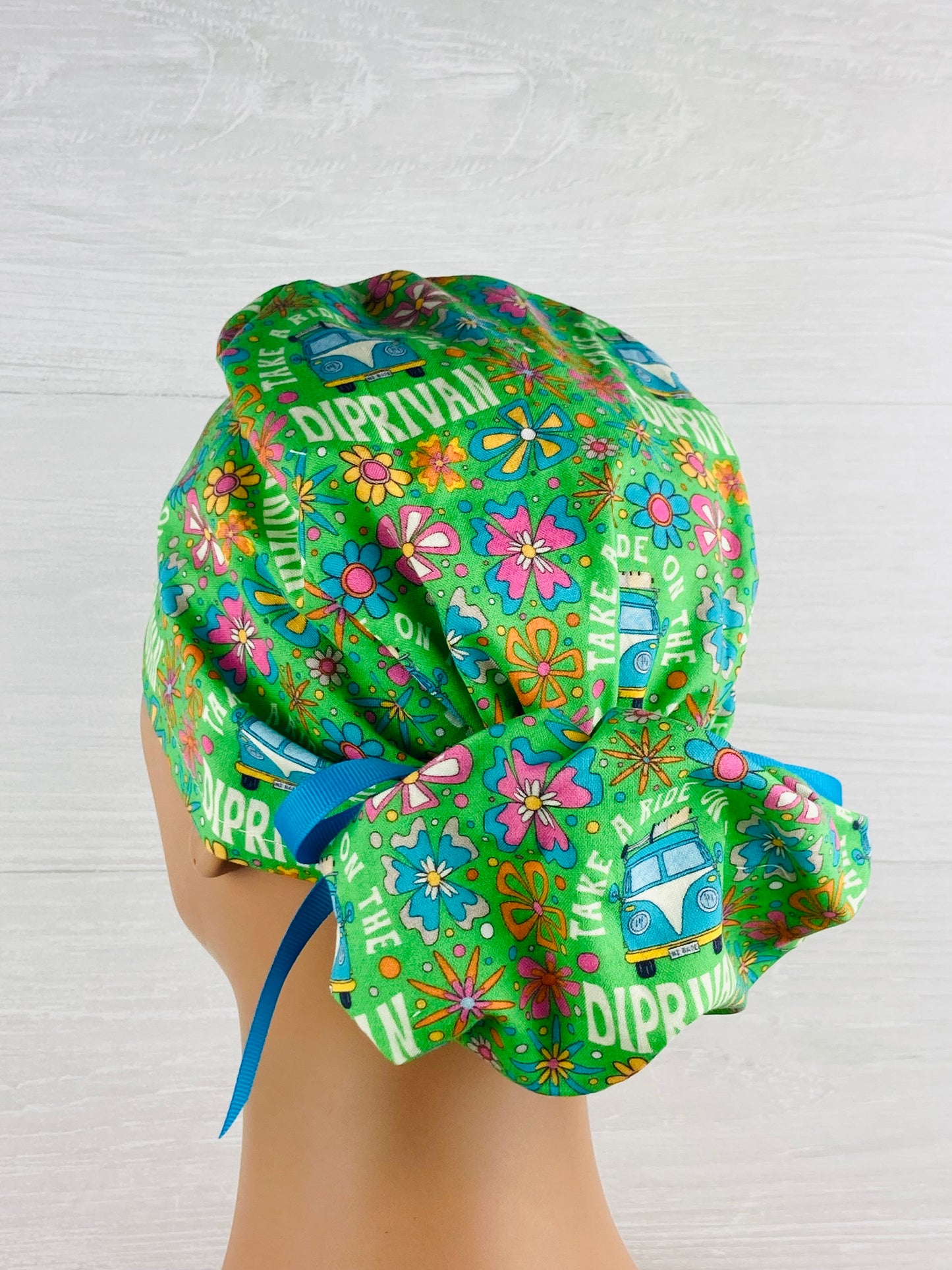 Take a Ride on the Diprivan Ponytail Scrub Hat