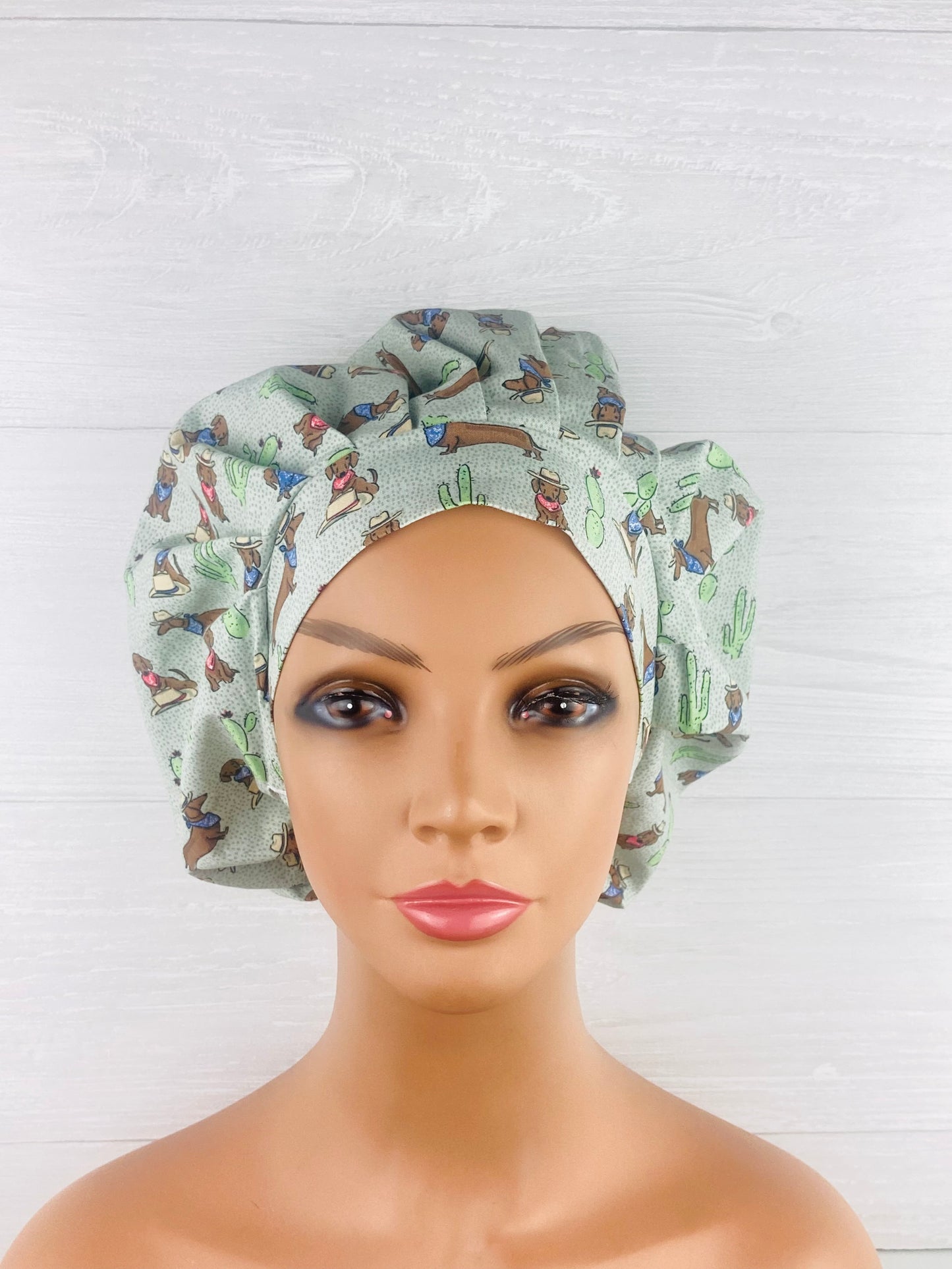 Western Dachshunds Scrub Cap