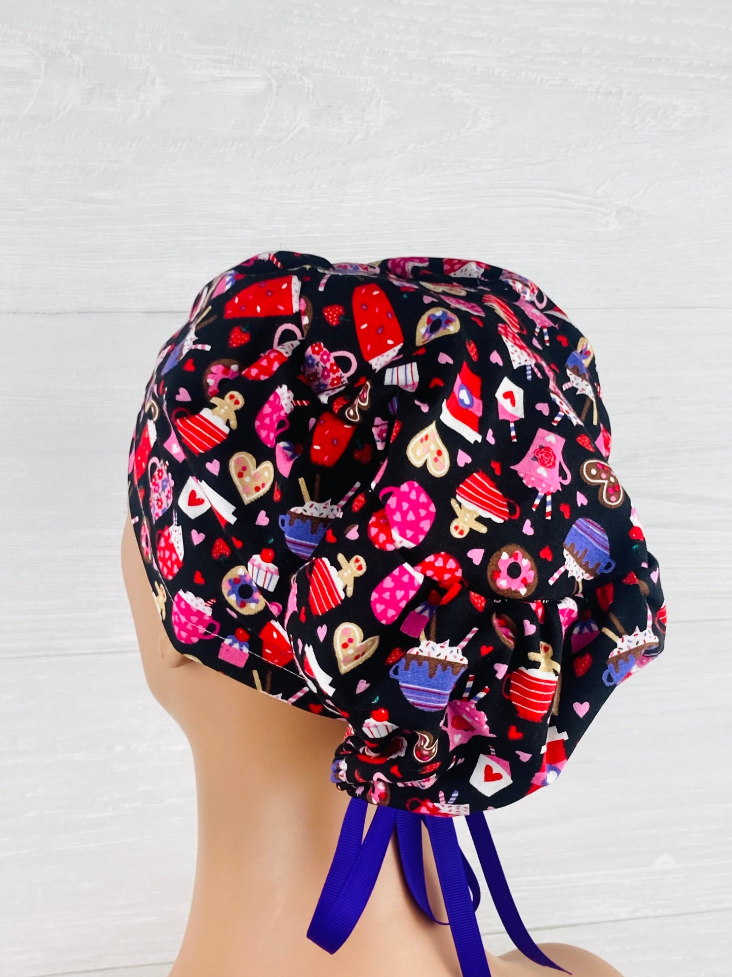 Valentines Treats Womens Tieback Hat