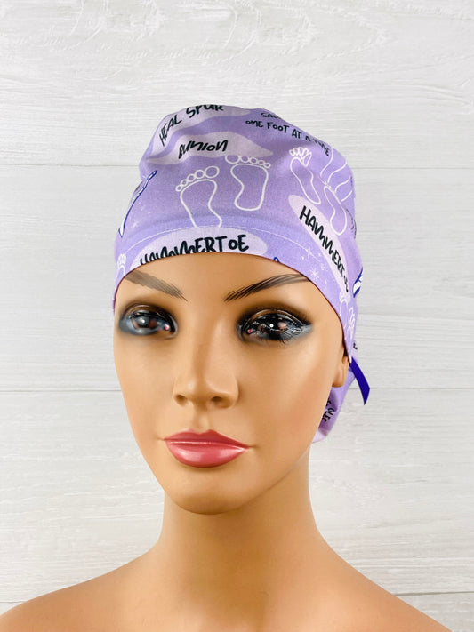 Saving Soles Podiatry Ponytail Scrub Cap