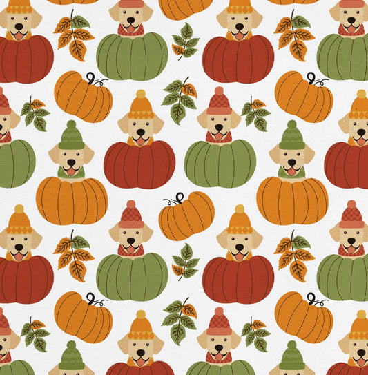 Labs and Pumpkins Ponytail Scrub Hat