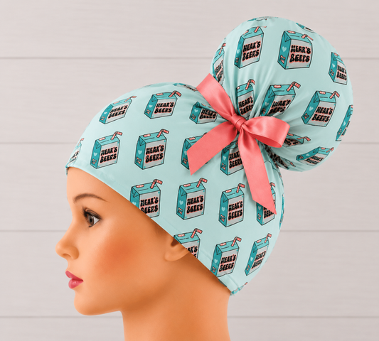 Men's Tears High Bun Scrub Cap - Chic2Surgery