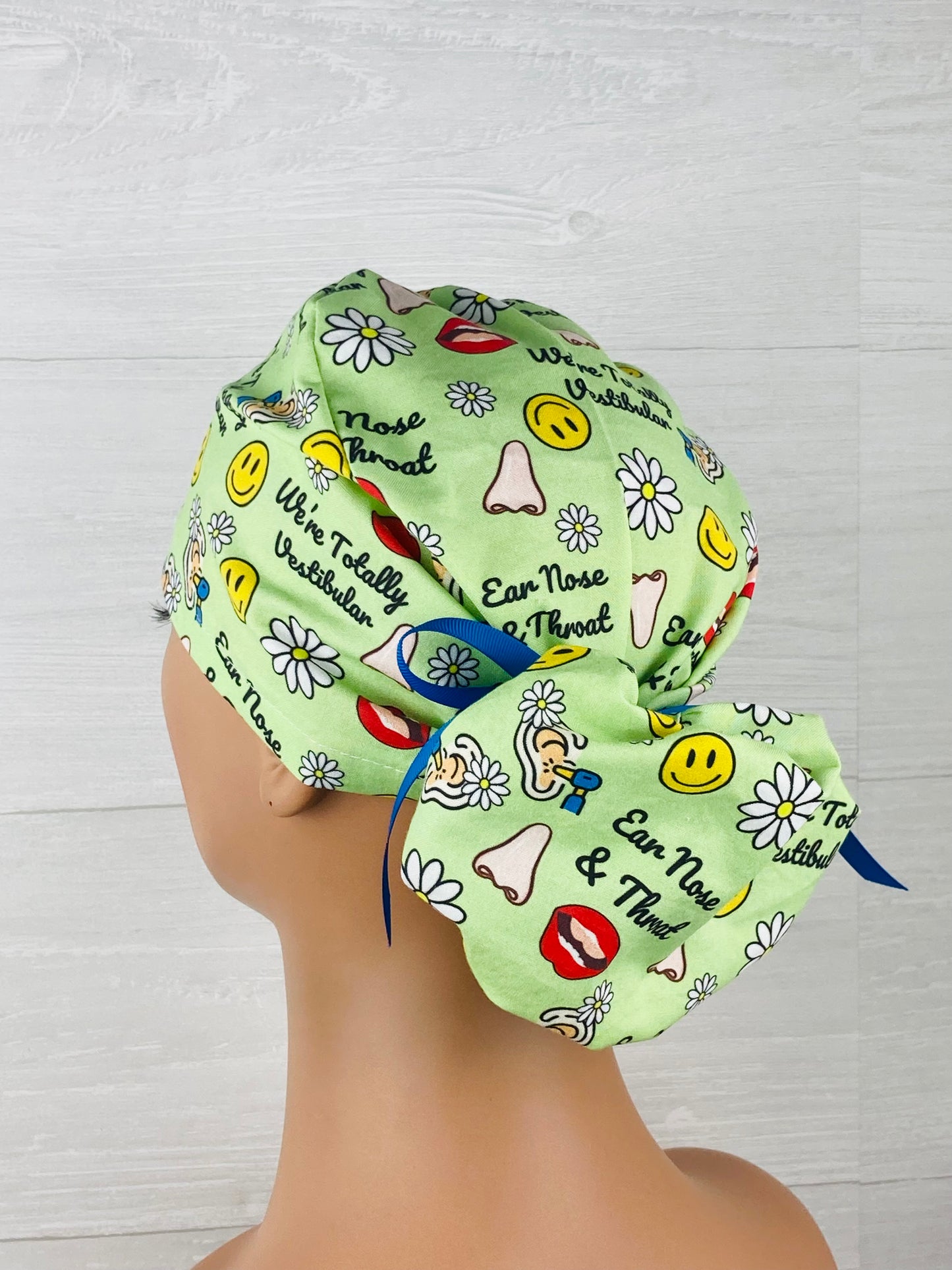 Totally Vestibular ENT Ponytail Scrub Cap