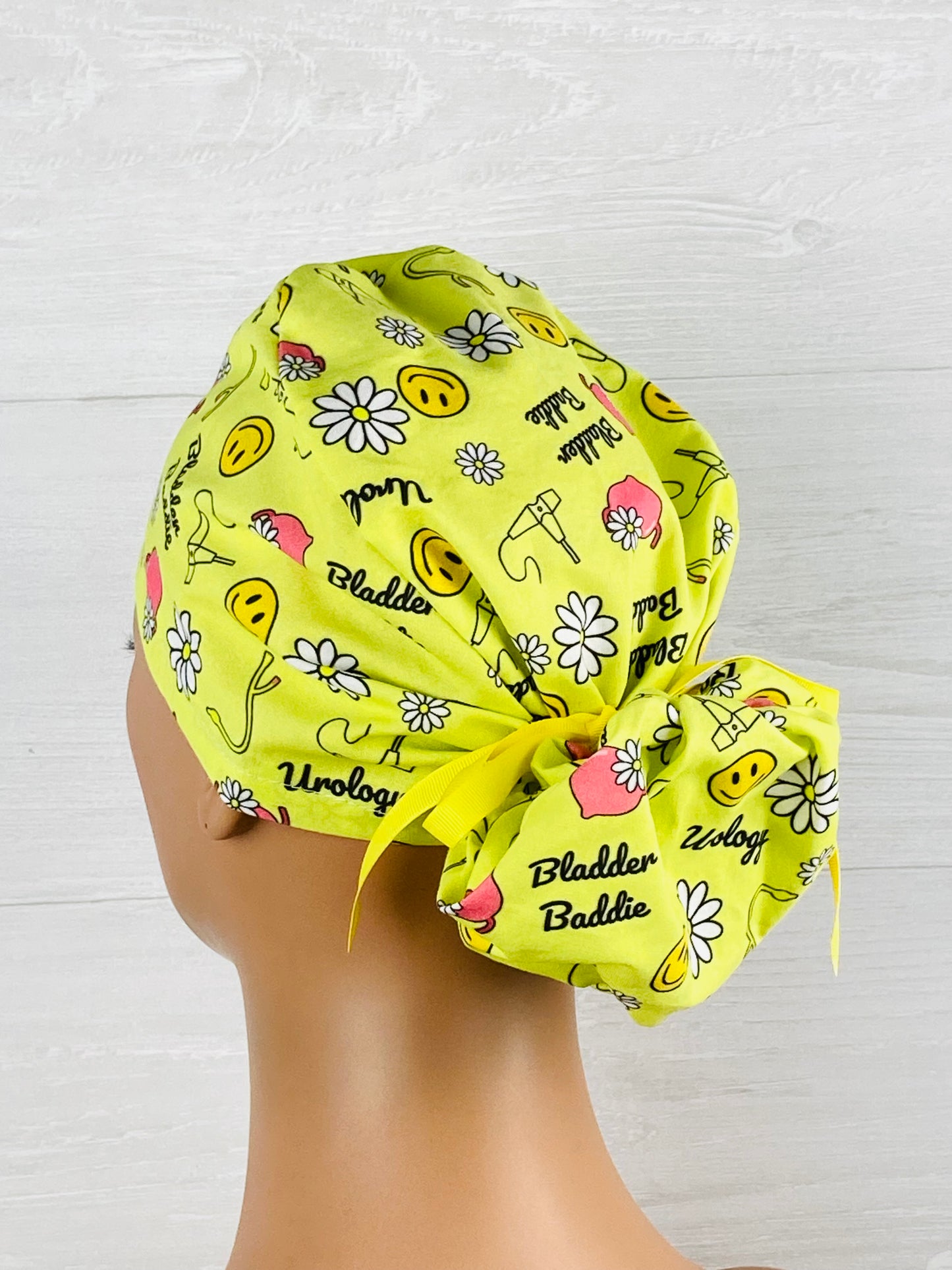 Bladder Baddie Urology Ponytail Scrub Cap