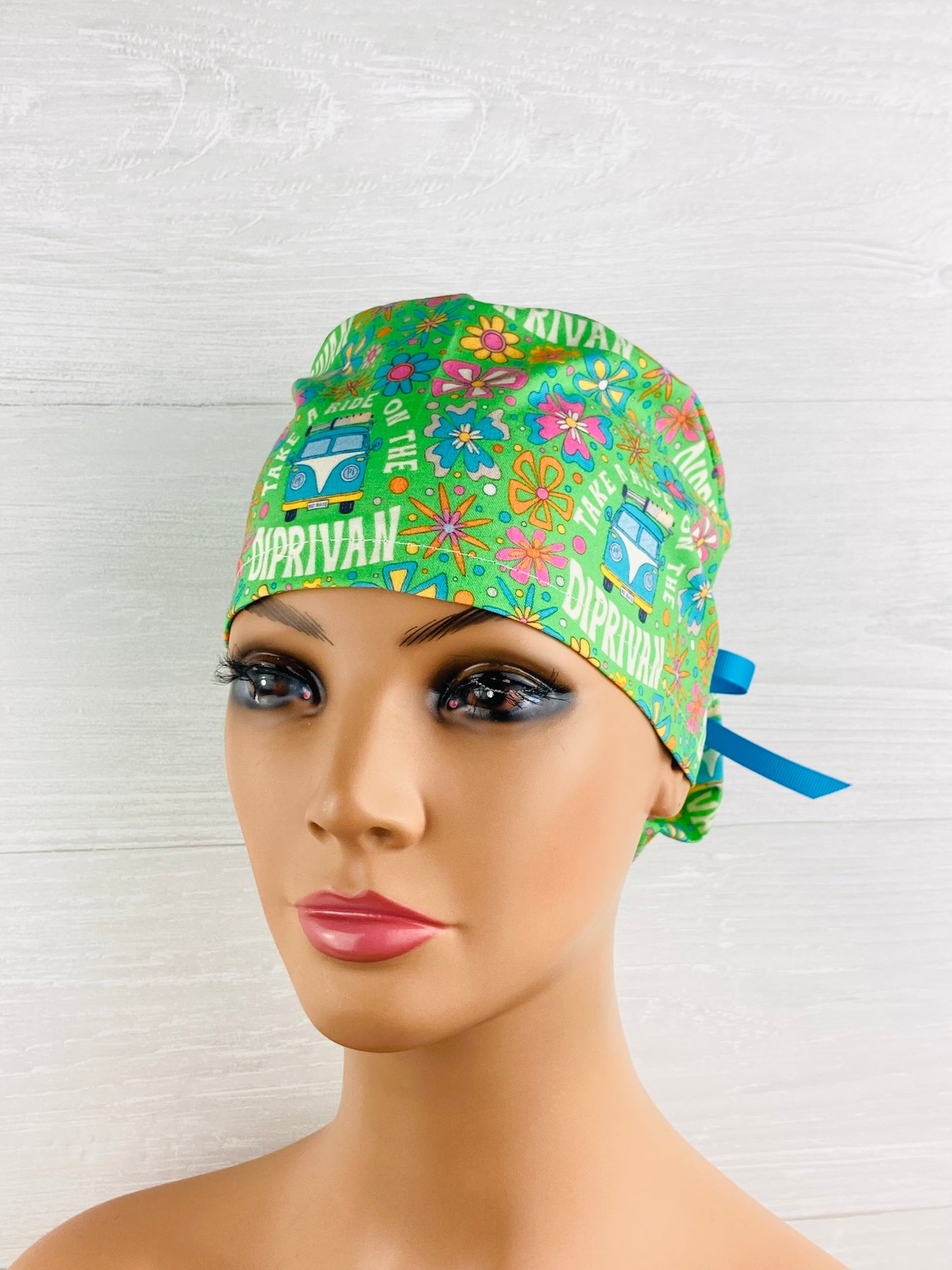 Take a Ride on the Diprivan Ponytail Scrub Hat