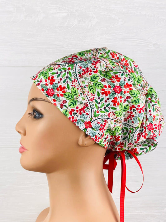 Ornate Christmas Women's Tieback Hat