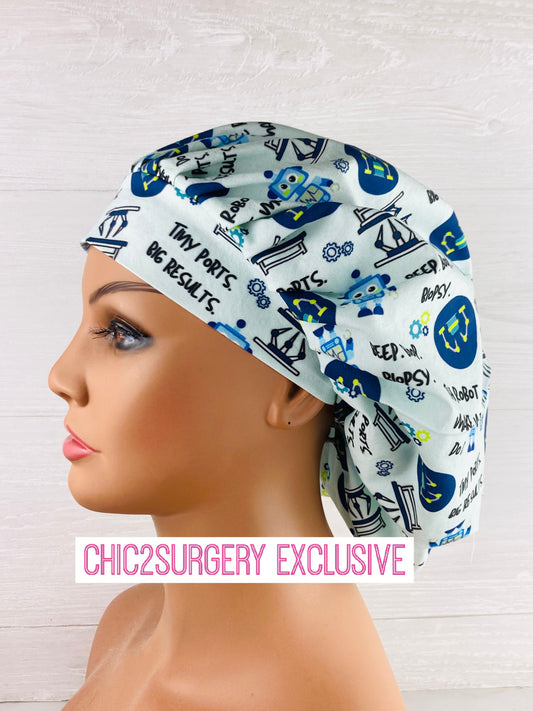 The Robot Made Me Do It Bouffant Scrub Cap
