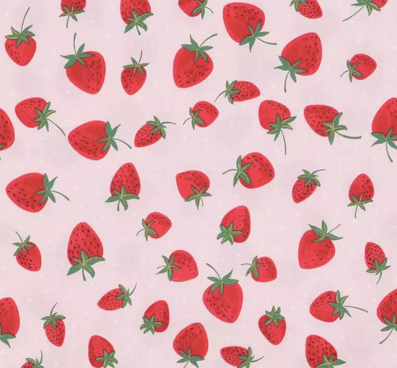 Strawberry Dot Bouffant Scrub Cap