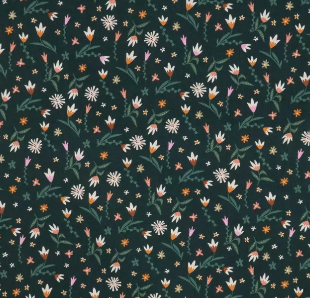 Hunter Floral Bouffant Scrub Cap