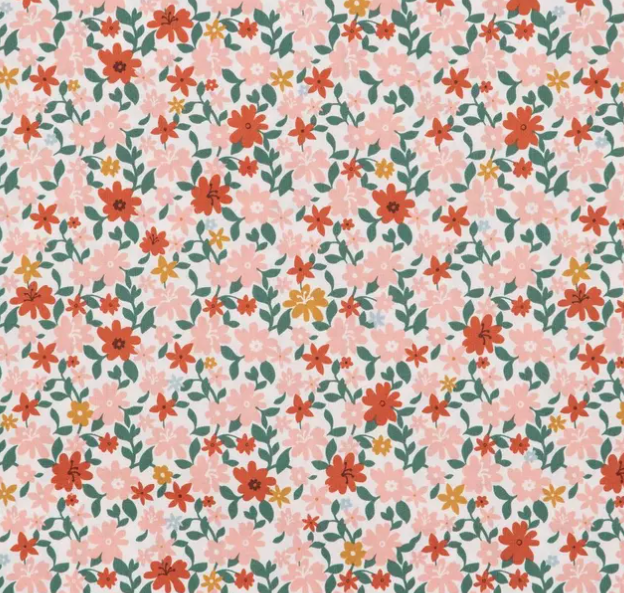 Cottage Floral Bouffant Scrub Cap