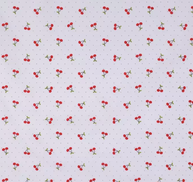 Cherry Dot Ponytail Hat