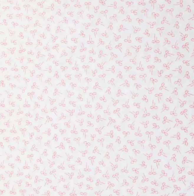 Tiny Pink Bow Women's Tieback Hat