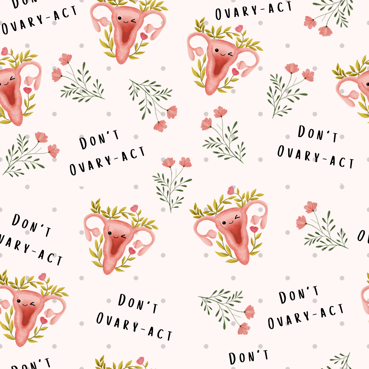 Don't Ovary-Act Women's Tieback Hat