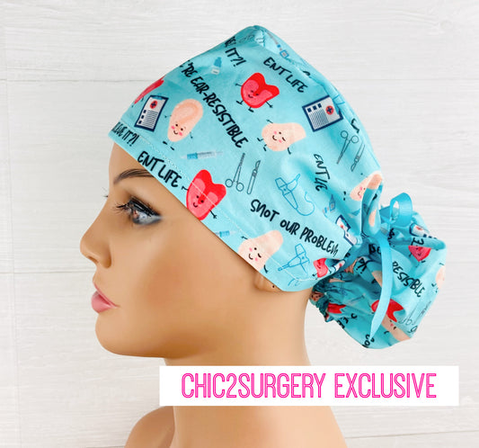 ENT Life Ponytail Scrub Hat