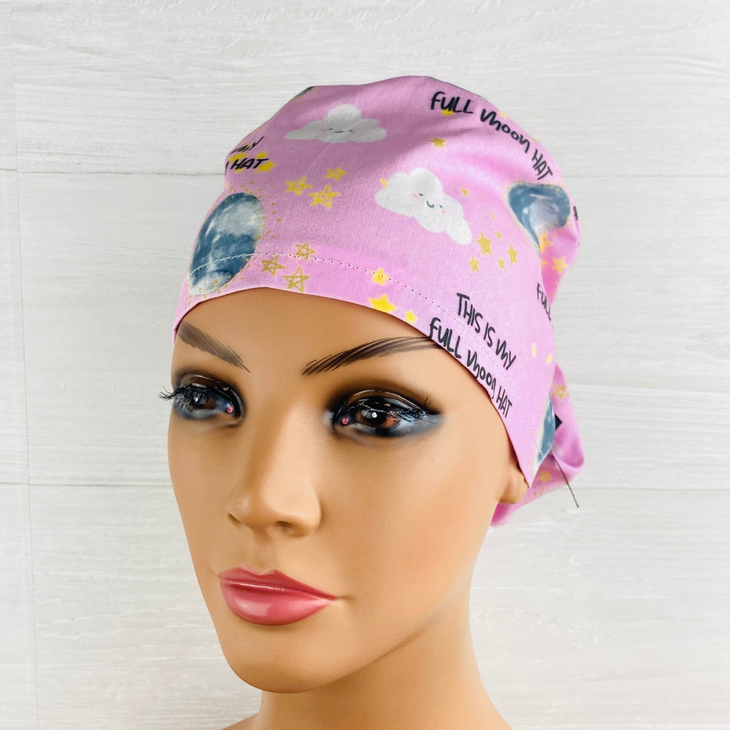 My Full Moon Hat Ponytail Scrub Hat