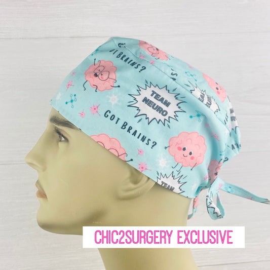 Got Brains Men's Scrub Hat