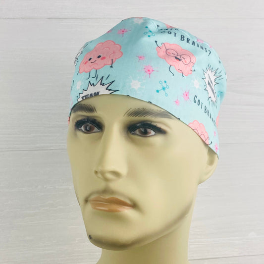 Got Brains Men's Scrub Hat