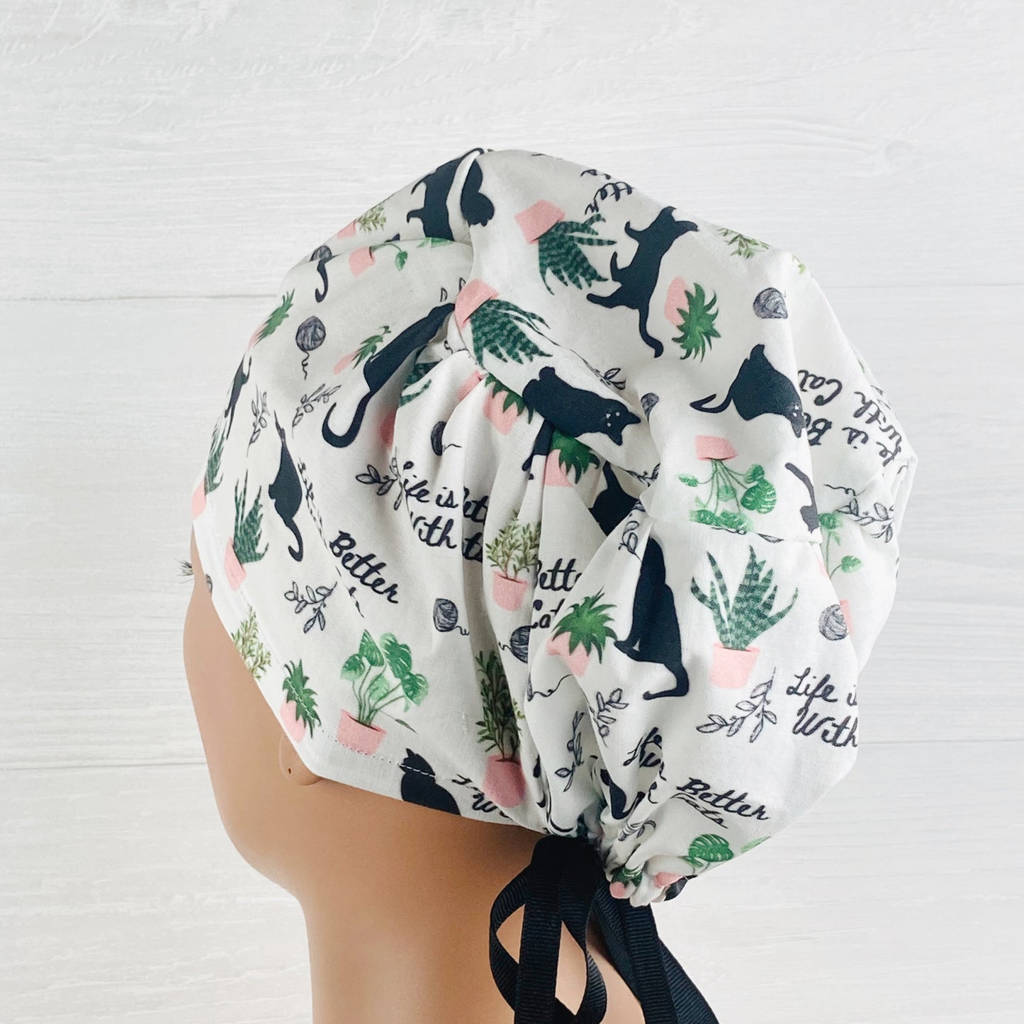 Life is Better with Cats Women's Tieback Hat