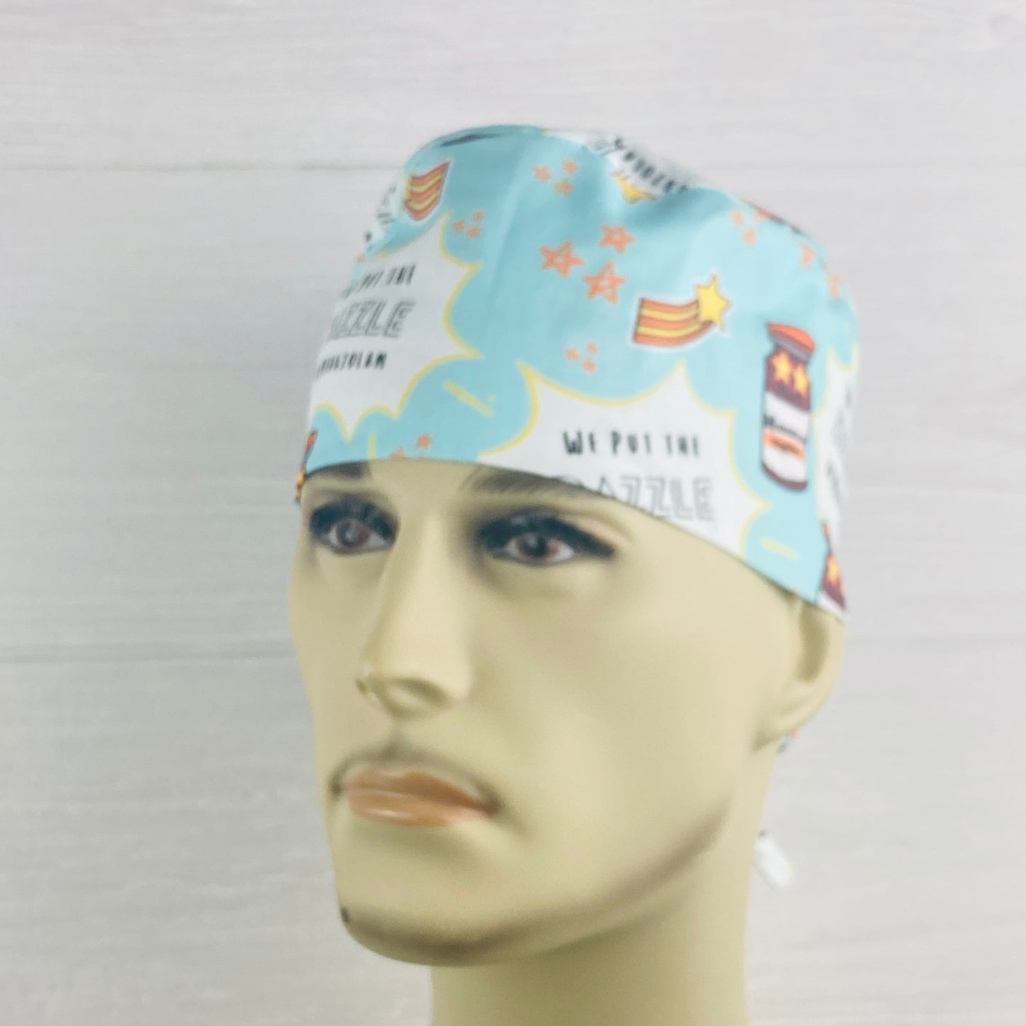 We Put the Dazzle in Midazolam Scrubs Men's Scrub Hat
