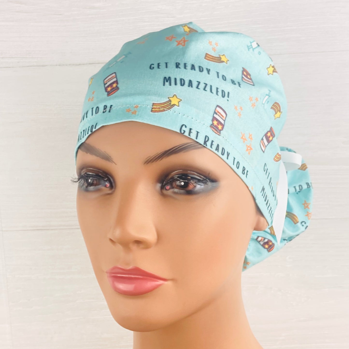 Get Ready to be Midazzled Ponytail Scrub Hat