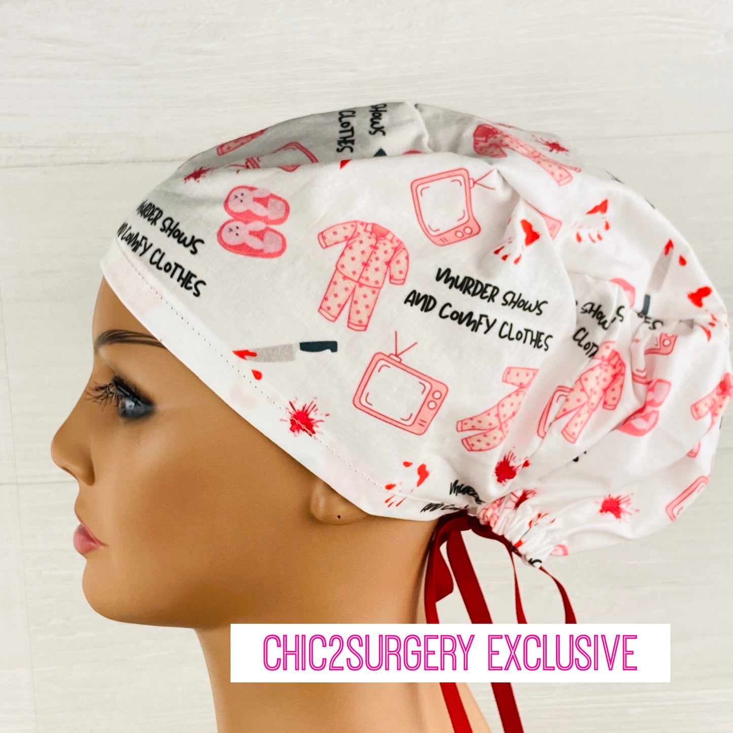 Murder Shows and Comfy Clothes Women's Tieback Hat