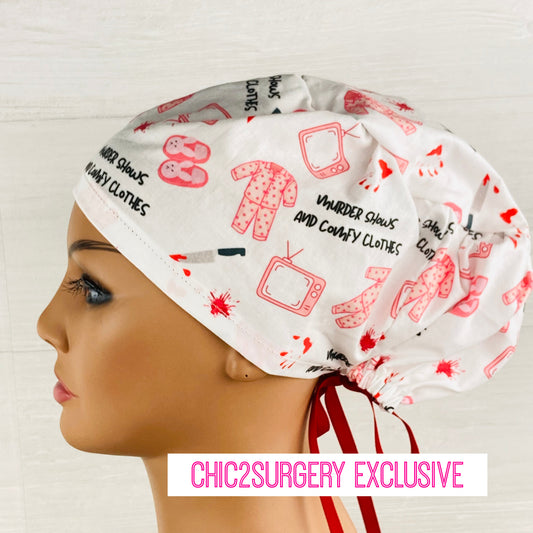 Murder Shows and Comfy Clothes Women's Tieback Hat