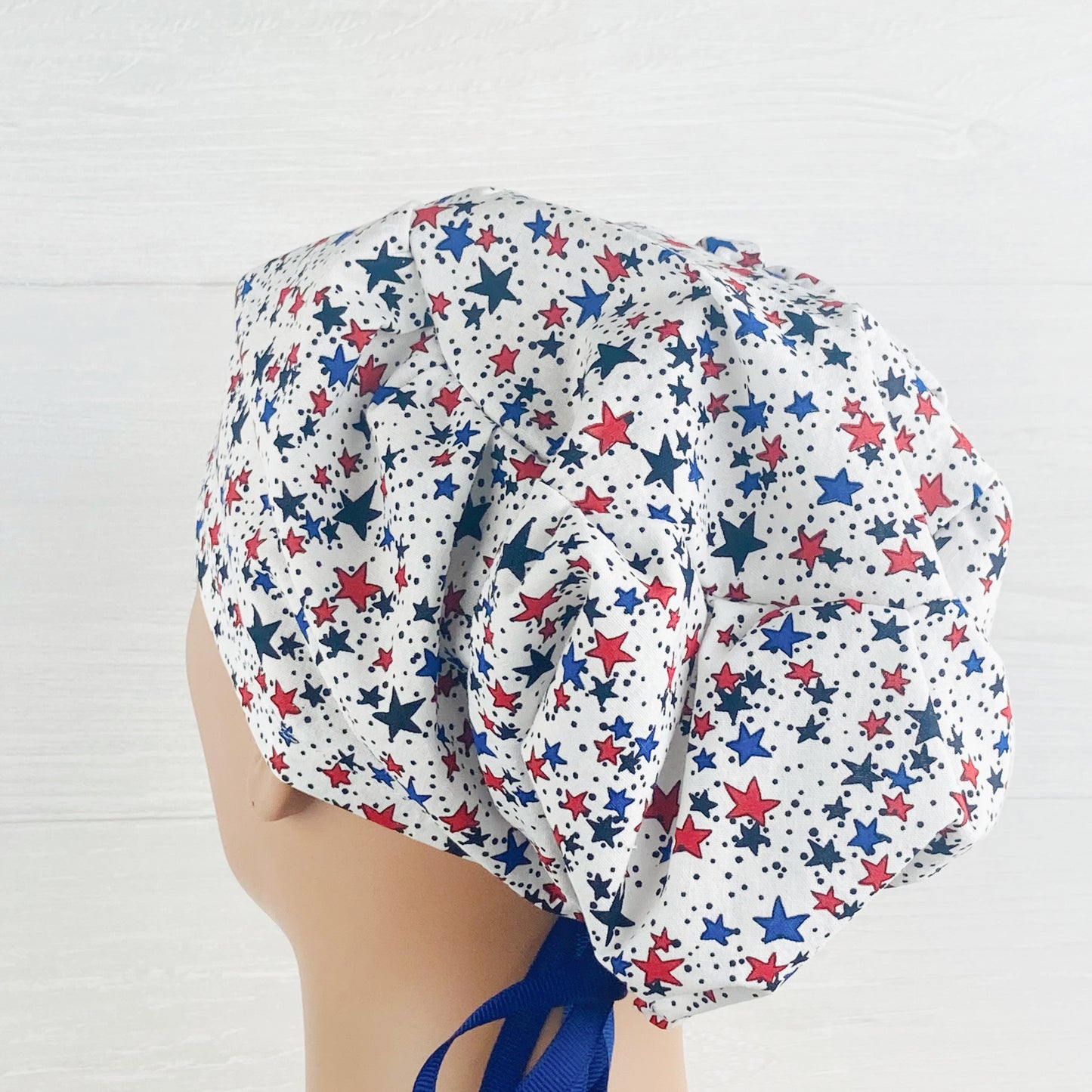 Patriotic Stars Women's Tieback Hat
