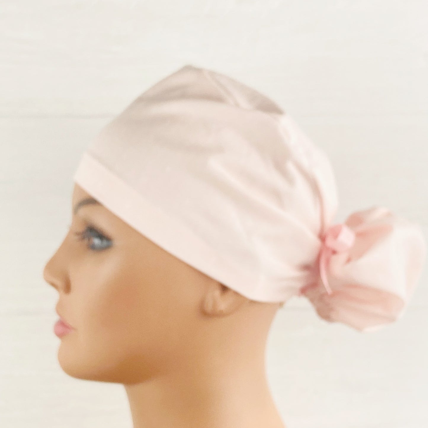Pink Dot Ponytail Hat