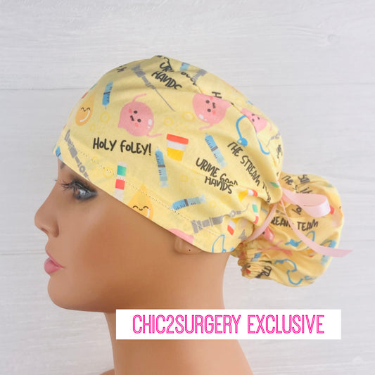 The Stream Team Ponytail Scrub Hat