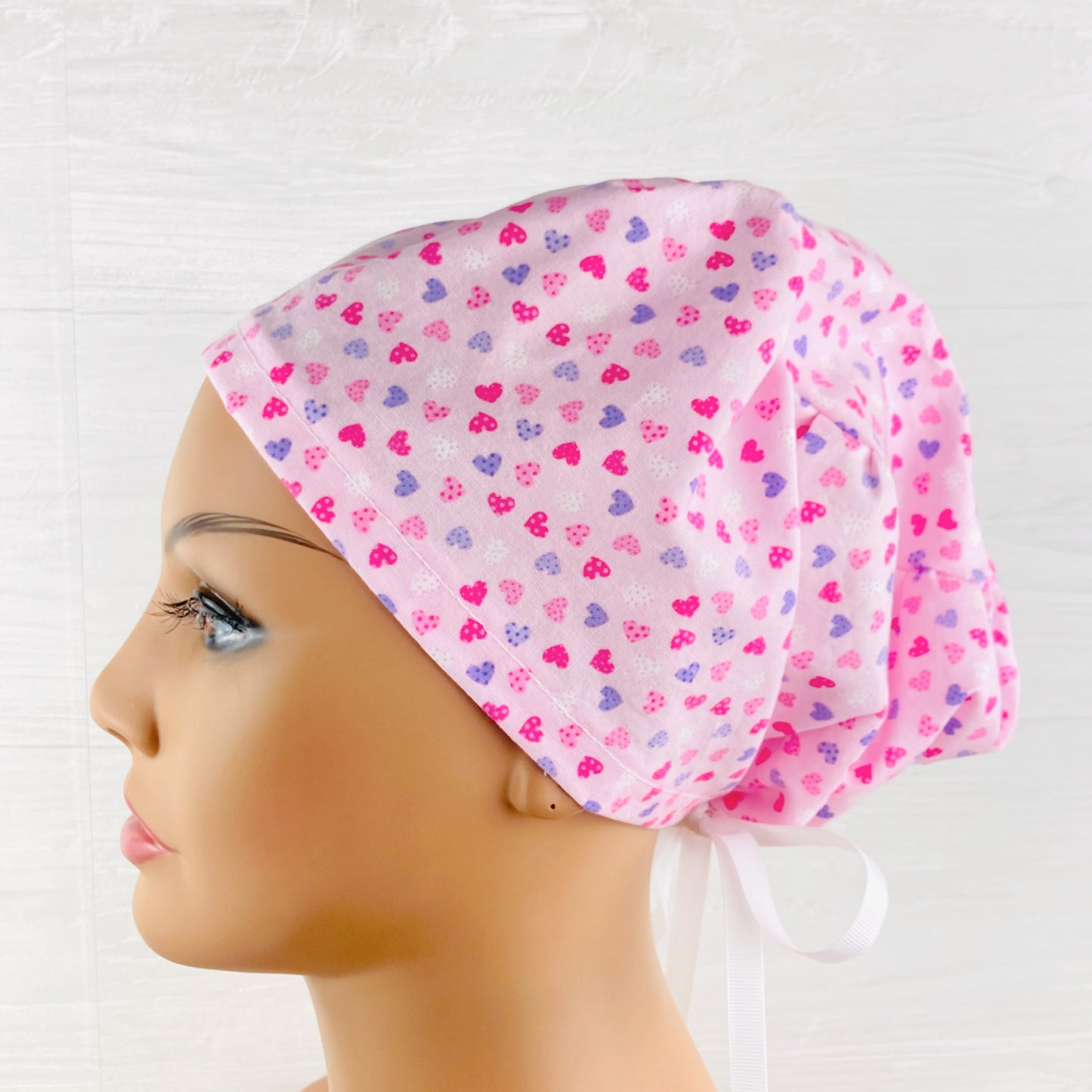 Tiny Hearts Women's Tieback Hat